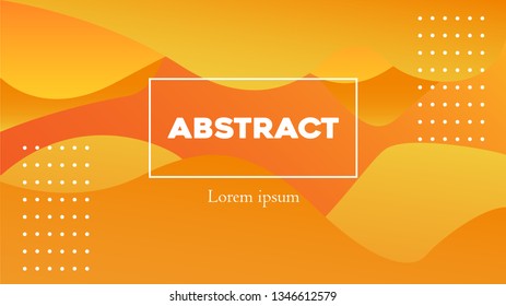 Dynamic textured background design with orange color and organic shapes. Can be used for posters, placards, brochures, banners, web pages, headers, covers