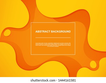 Dynamic textured background with orange color, vector illustration