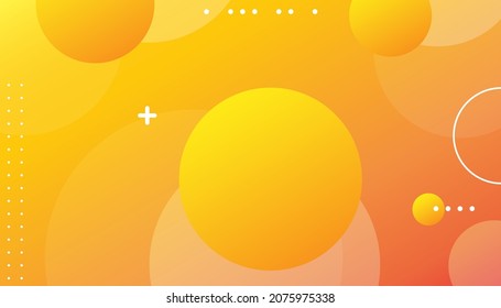 Dynamischer strukturierter Hintergrund mit orangefarbenem Hintergrund. trendige Farbverlauf-Form Zusammensetzung abstrakte Stil Design-Vektorgrafik.  Vektorgrafik 