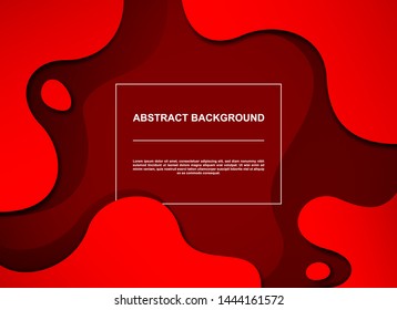 Dynamic textured background with red color, vector illustration