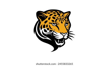 Dynamic tiger representation embodying strength and agility, ideal for bold team identity. Fierce gaze and distinctive stripes evoke determination and resilience.
