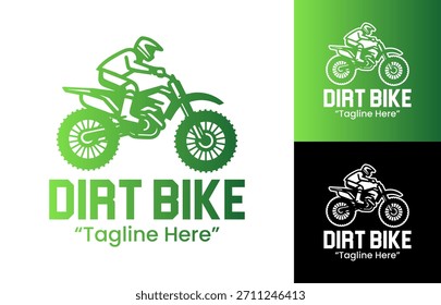 A dynamic trail-racing identity highlighting dust, motion, and offroad power, ideal for motocross gear and adventure sport branding.