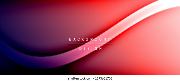 Dynamic trendy fluid color gradient abstract background with flowing wave lines. Vector Illustration For Wallpaper, Banner, Background, Card, Book Illustration, landing page, cover, placards, poster