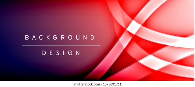 Dynamic trendy fluid color gradient abstract background with flowing wave lines. Vector Illustration For Wallpaper, Banner, Background, Card, Book Illustration, landing page, cover, placards, poster