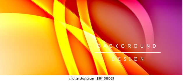 Fondo abstracto del degradado de color de fluido dinámico a la moda con líneas de onda fluidas. Ilustración vectorial para papel tapiz, cartel, fondo, tarjeta, ilustración del libro, página de inicio, portada, carteles, afiche
