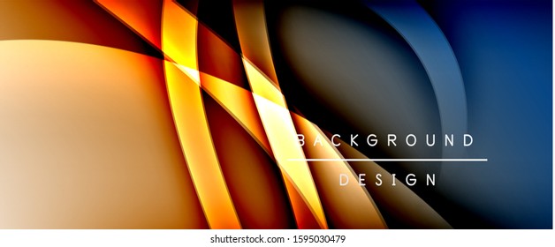 Dynamic trendy fluid color gradient abstract background with flowing wave lines. Vector Illustration For Wallpaper, Banner, Background, Card, Book Illustration, landing page, cover, placards, poster