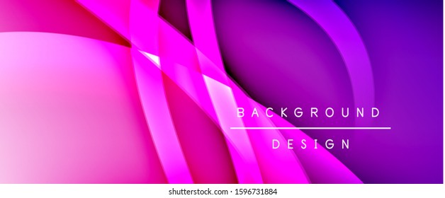 Dynamic trendy fluid color gradient abstract background with flowing wave lines. Vector Illustration For Wallpaper, Banner, Background, Card, Book Illustration, landing page, cover, placards, poster