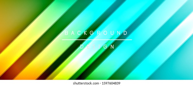 Dynamic trendy fluid color gradient abstract background with flowing wave lines. Vector Illustration For Wallpaper, Banner, Background, Card, Book Illustration, landing page, cover, placards, poster