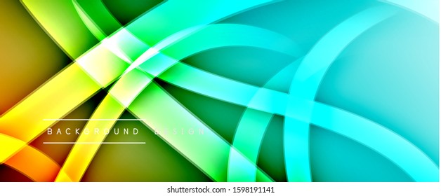 Dynamic trendy fluid color gradient abstract background with flowing wave lines. Vector Illustration For Wallpaper, Banner, Background, Card, Book Illustration, landing page, cover, placards, poster