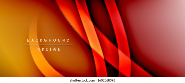 Dynamic trendy fluid color gradient abstract background with flowing wave lines. Vector Illustration For Wallpaper, Banner, Background, Card, Book Illustration, landing page, cover, placards, poster