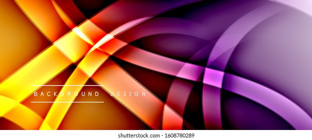 Dynamic trendy fluid color gradient abstract background with flowing wave lines. Vector Illustration For Wallpaper, Banner, Background, Card, Book Illustration, landing page, cover, placards, poster