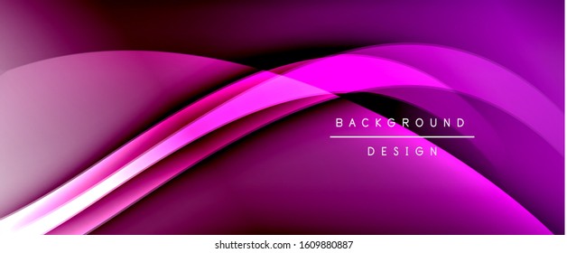 Fondo abstracto del degradado de color de fluido dinámico a la moda con líneas de onda fluidas. Ilustración vectorial para papel tapiz, cartel, fondo, tarjeta, ilustración del libro, página de inicio, portada, carteles, afiche