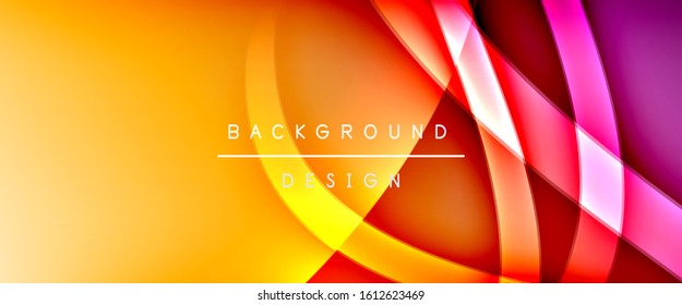 Dynamic trendy fluid color gradient abstract background with flowing wave lines. Vector Illustration For Wallpaper, Banner, Background, Card, Book Illustration, landing page, cover, placards, poster