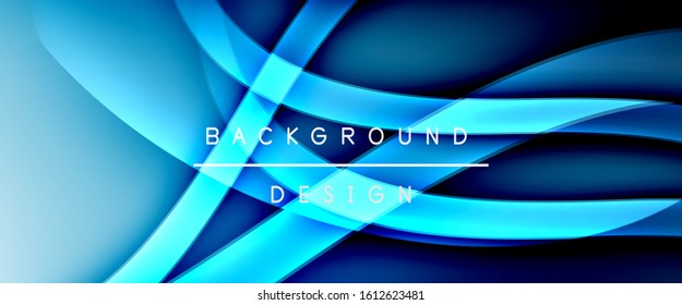 Dynamic trendy fluid color gradient abstract background with flowing wave lines. Vector Illustration For Wallpaper, Banner, Background, Card, Book Illustration, landing page, cover, placards, poster