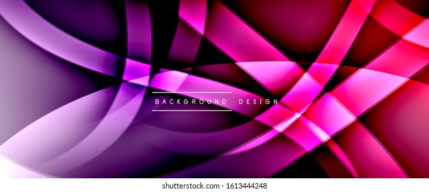 Fundo abstrato do gradiente de cor fluido da moda dinâmico com linhas de onda fluidas. Ilustração vetorial para papel de parede, banner, plano de fundo, cartão, ilustração de livro, landing page, capa, cartazes, cartaz