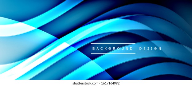 Fondo abstracto del degradado de color de fluido dinámico a la moda con líneas de onda fluidas. Ilustración vectorial para papel tapiz, cartel, fondo, tarjeta, ilustración del libro, página de inicio, portada, carteles, afiche