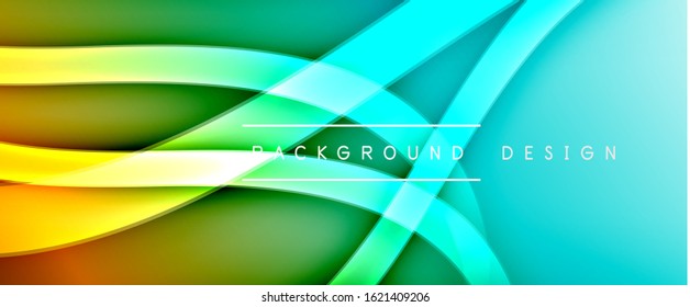 Fondo abstracto del degradado de color de fluido dinámico a la moda con líneas de onda fluidas. Ilustración vectorial para papel tapiz, cartel, fondo, tarjeta, ilustración del libro, página de inicio, portada, carteles, afiche