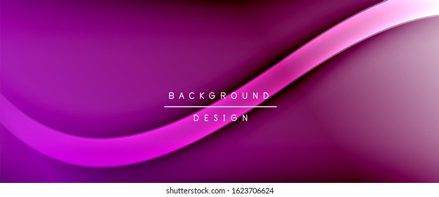 Fondo abstracto del degradado de color de fluido dinámico a la moda con líneas de onda fluidas. Ilustración vectorial para papel tapiz, cartel, fondo, tarjeta, ilustración del libro, página de inicio, portada, carteles, afiche