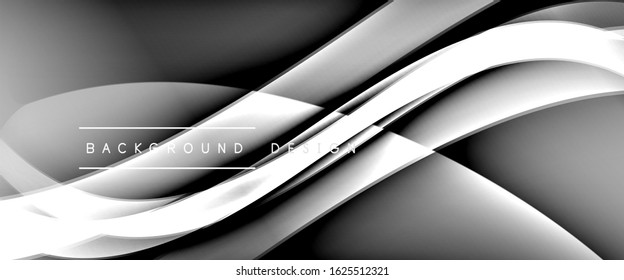 Dynamic trendy fluid color gradient abstract background with flowing wave lines. Vector Illustration For Wallpaper, Banner, Background, Card, Book Illustration, landing page, cover, placards, poster