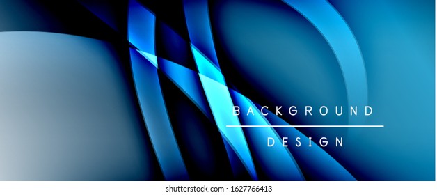 Dynamic trendy fluid color gradient abstract background with flowing wave lines. Vector Illustration For Wallpaper, Banner, Background, Card, Book Illustration, landing page, cover, placards, poster