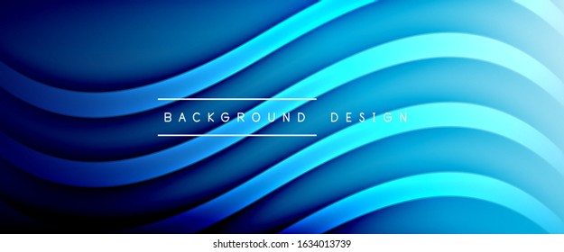 Fondo abstracto del degradado de color de fluido dinámico a la moda con líneas de onda fluidas. Ilustración vectorial para papel tapiz, cartel, fondo, tarjeta, ilustración del libro, página de inicio, portada, carteles, afiche