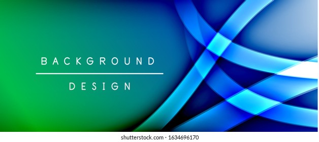 Fondo abstracto del degradado de color de fluido dinámico a la moda con líneas de onda fluidas. Ilustración vectorial para papel tapiz, cartel, fondo, tarjeta, ilustración del libro, página de inicio, portada, carteles, afiche