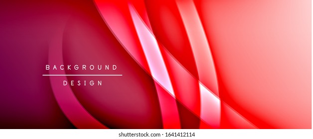 Dynamic trendy fluid color gradient abstract background with flowing wave lines. Vector Illustration For Wallpaper, Banner, Background, Card, Book Illustration, landing page, cover, placards, poster