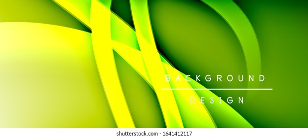 Dynamic trendy fluid color gradient abstract background with flowing wave lines. Vector Illustration For Wallpaper, Banner, Background, Card, Book Illustration, landing page, cover, placards, poster