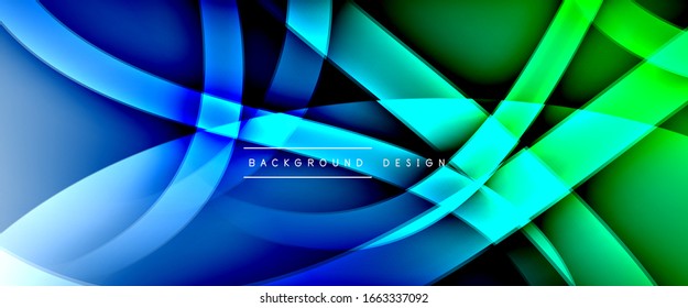 Dynamic trendy fluid color gradient abstract background with flowing wave lines. Vector Illustration For Wallpaper, Banner, Background, Card, Book Illustration, landing page, cover, placards, poster