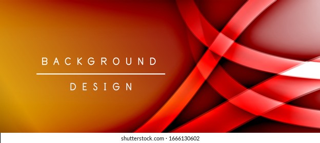 Dynamic trendy fluid color gradient abstract background with flowing wave lines. Vector Illustration For Wallpaper, Banner, Background, Card, Book Illustration, landing page, cover, placards, poster
