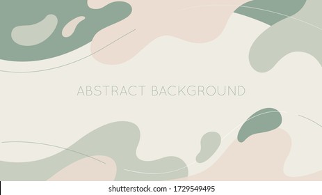 Dynamic Trendy Pastel Liquid Background with Lines for Use in Design and Presentation Page. Eps10 vector Minimal Landing Page