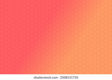 Dynamic trendy simple color gradient abstract background with hexagon texture effects. Vector Illustration