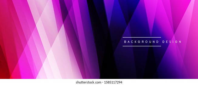 Fondo abstracto del degradado de color de fluido simple y dinámico con efectos de línea. Ilustración vectorial