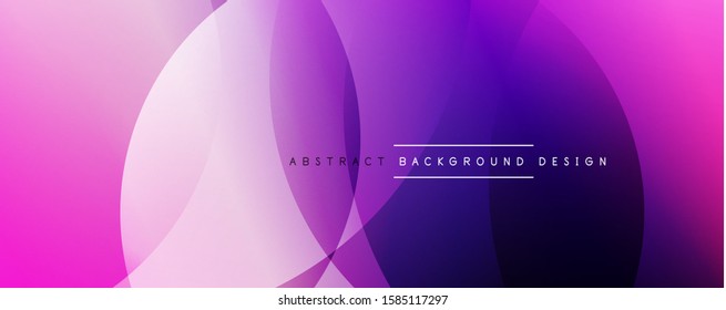 Dynamic trendy simple fluid color gradient abstract background with line effects. Vector Illustration 