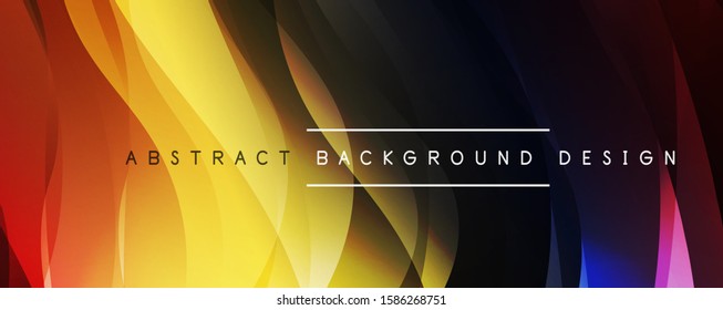 Dynamic trendy simple fluid color gradient abstract background with line effects. Vector Illustration For Wallpaper, Banner, Background, Card, Book Illustration, landing page