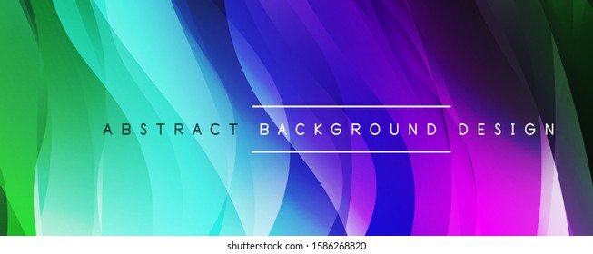 Dynamic trendy simple fluid color gradient abstract background with line effects. Vector Illustration For Wallpaper, Banner, Background, Card, Book Illustration, landing page