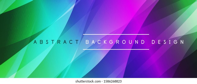 Dynamic trendy simple fluid color gradient abstract background with line effects. Vector Illustration For Wallpaper, Banner, Background, Card, Book Illustration, landing page