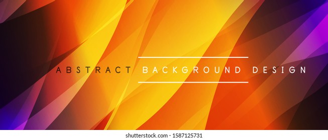 Fondo abstracto del degradado de color de fluido simple y dinámico con efectos de línea. Ilustración vectorial para fondo de escritorio, pancarta, fondo, tarjeta, ilustración del libro, página de inicio