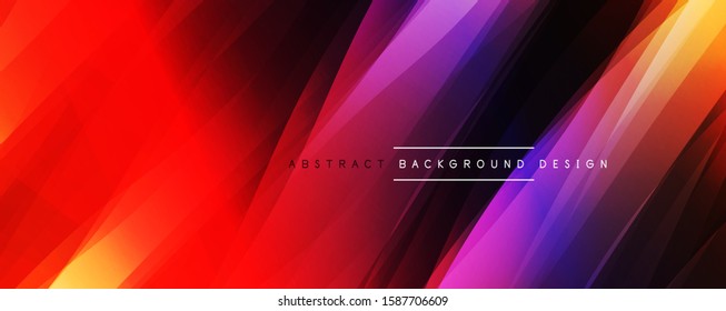 Dynamic trendy simple fluid color gradient abstract background with line effects. Vector Illustration For Wallpaper, Banner, Background, Card, Book Illustration, landing page