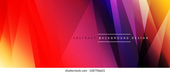 Fondo abstracto del degradado de color de fluido simple y dinámico con efectos de línea. Ilustración vectorial para fondo de escritorio, pancarta, fondo, tarjeta, ilustración del libro, página de inicio