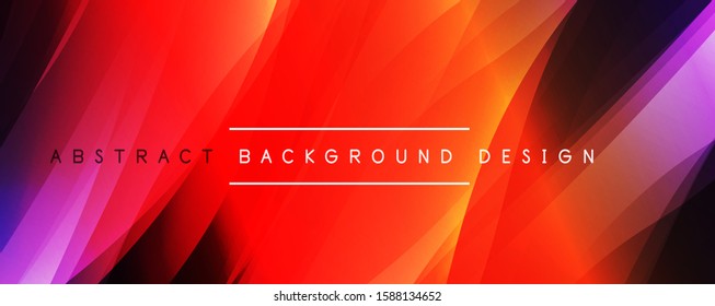 Dynamic trendy simple fluid color gradient abstract background with line effects. Vector Illustration For Wallpaper, Banner, Background, Card, Book Illustration, landing page