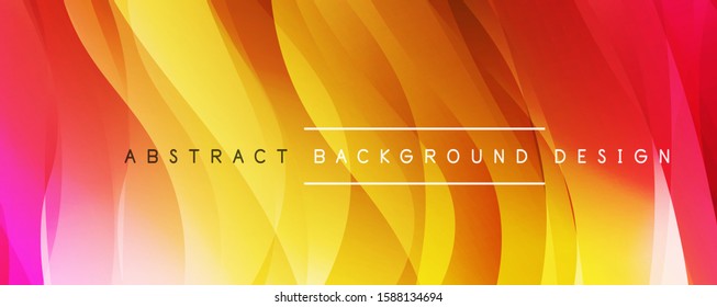 Dynamic trendy simple fluid color gradient abstract background with line effects. Vector Illustration For Wallpaper, Banner, Background, Card, Book Illustration, landing page