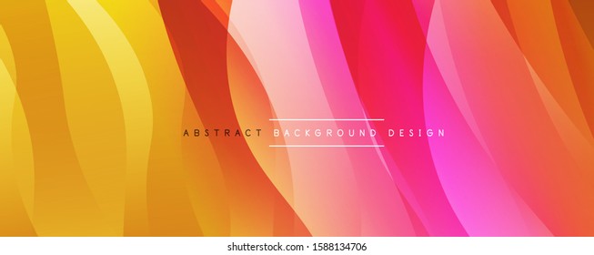 Dynamic trendy simple fluid color gradient abstract background with line effects. Vector Illustration For Wallpaper, Banner, Background, Card, Book Illustration, landing page