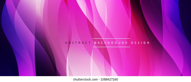 Dynamic trendy simple fluid color gradient abstract background with line effects. Vector Illustration For Wallpaper, Banner, Background, Card, Book Illustration, landing page