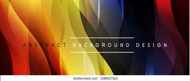Dynamic trendy simple fluid color gradient abstract background with line effects. Vector Illustration For Wallpaper, Banner, Background, Card, Book Illustration, landing page