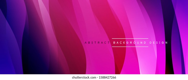 Dynamic trendy simple fluid color gradient abstract background with line effects. Vector Illustration For Wallpaper, Banner, Background, Card, Book Illustration, landing page