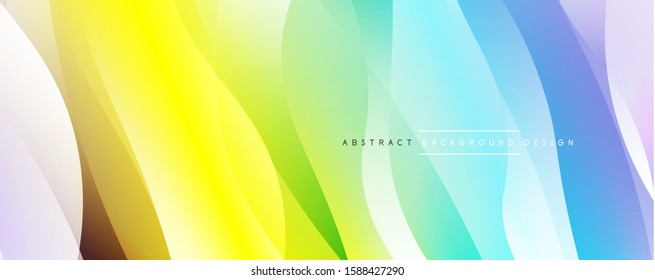 Dynamic trendy simple fluid color gradient abstract background with line effects. Vector Illustration For Wallpaper, Banner, Background, Card, Book Illustration, landing page