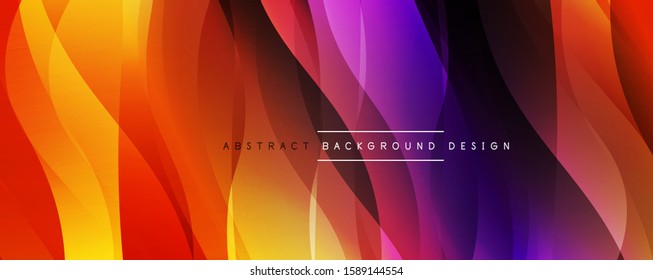 Dynamic trendy simple fluid color gradient abstract background with line effects. Vector Illustration For Wallpaper, Banner, Background, Card, Book Illustration, landing page