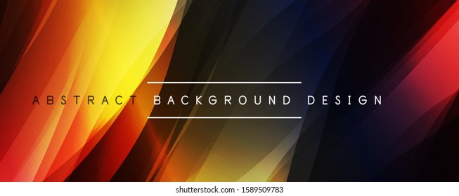 Dynamic trendy simple fluid color gradient abstract background with line effects. Vector Illustration For Wallpaper, Banner, Background, Card, Book Illustration, landing page