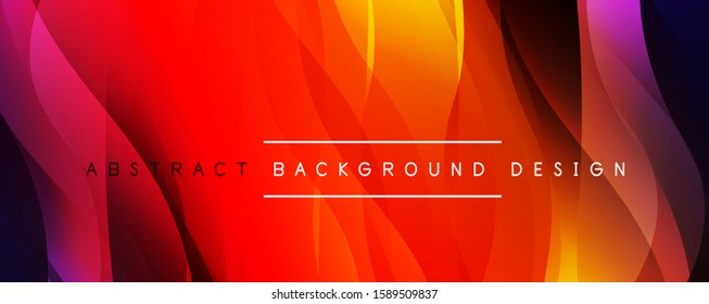 Dynamic trendy simple fluid color gradient abstract background with line effects. Vector Illustration For Wallpaper, Banner, Background, Card, Book Illustration, landing page